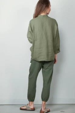 Academia Blouse - Gioia - Groen