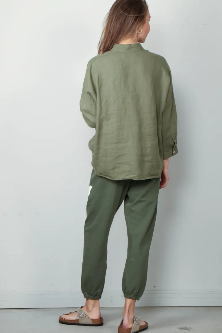 Academia Blouse - Gioia - Groen