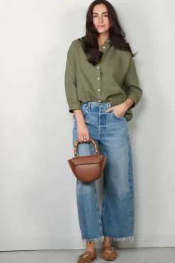 Academia Blouse - Gioia - Groen