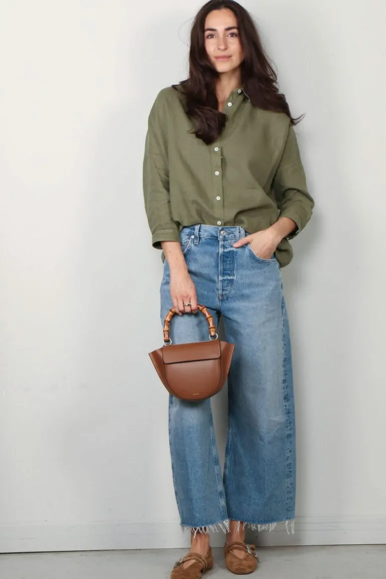 Academia Blouse - Gioia - Groen