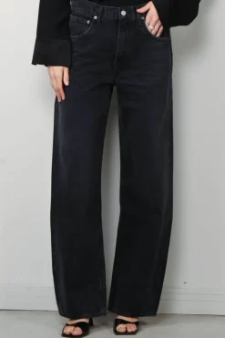 Agolde Jeans - Low Curve Jean - Black Tar