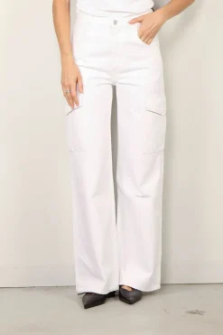 Agolde cargo jeans - Minka cargo A9117-1183 - milkshake