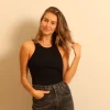 Agolde top - Bailey A7101-1260 - black