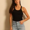 Agolde Top - Zane tank - Black