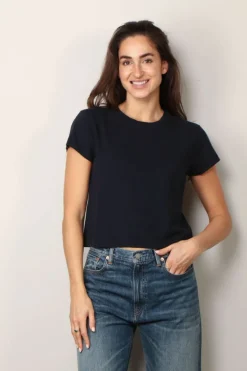 Agolde T-shirt - Adine - Storm