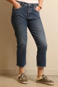 AGOLDE Sphere riley jeans - A056B-1371 - Blauw