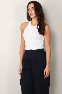 Agolde top - Bailey A7101-1260 - white