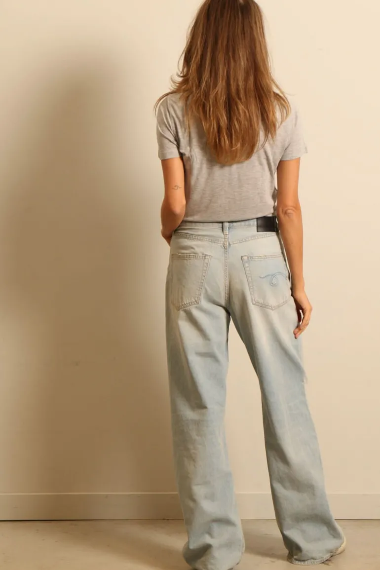 Agolde T-shirt - annise - grey heather
