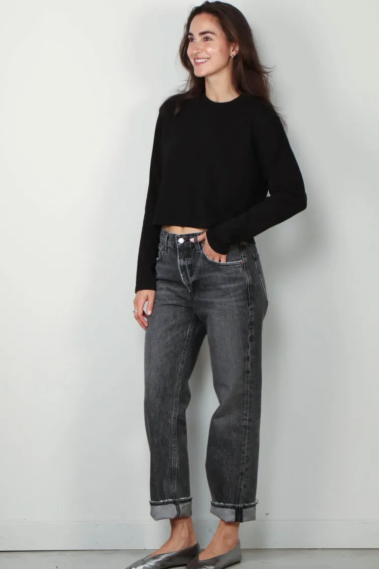 Agolde Longsleeve - Mason - Black