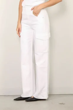 Agolde cargo jeans - Minka cargo A9117-1183 - milkshake