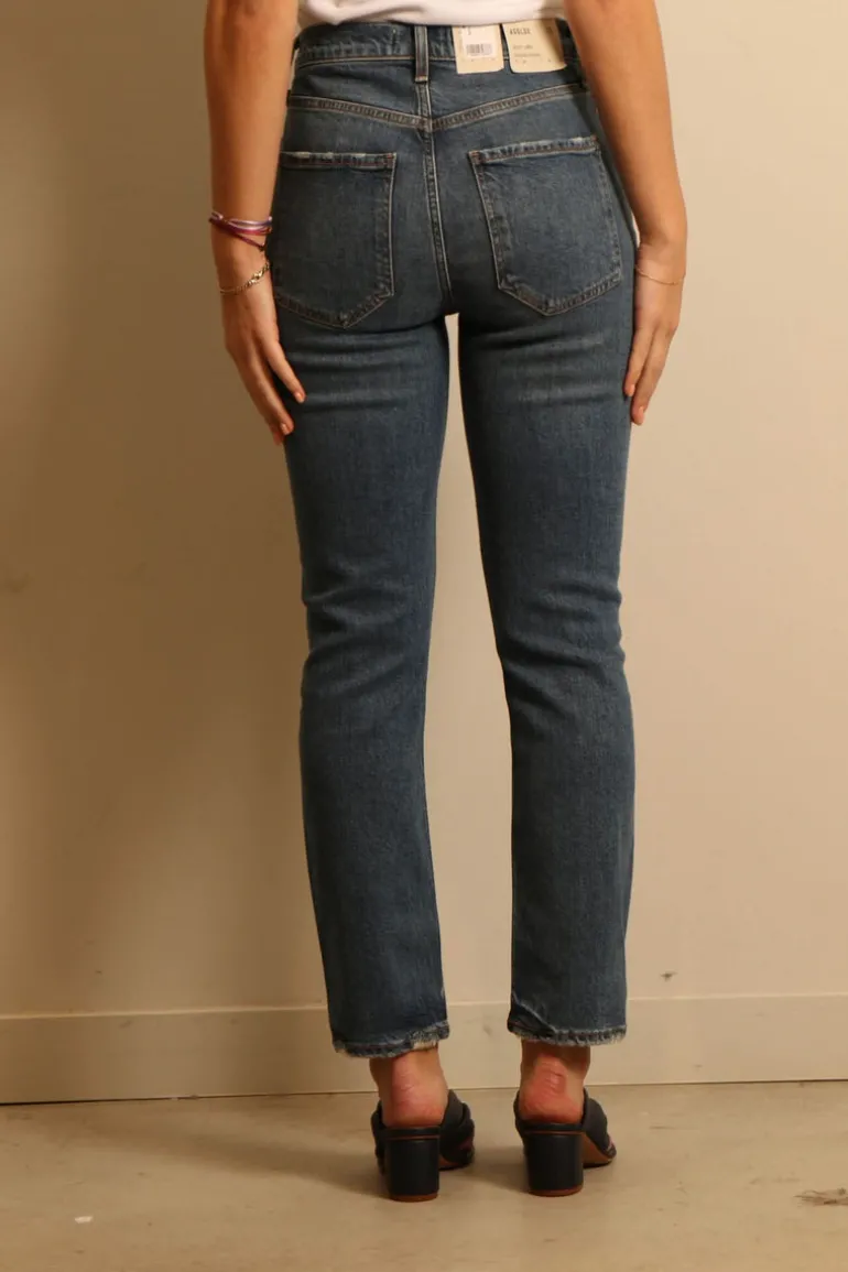 Agolde jeans - riley long - pose