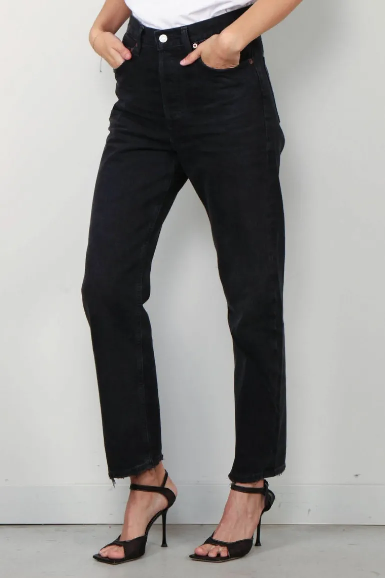 Agolde Jeans - 90's jean - Washed black