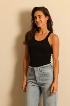 Agolde Top - Zane tank - Black