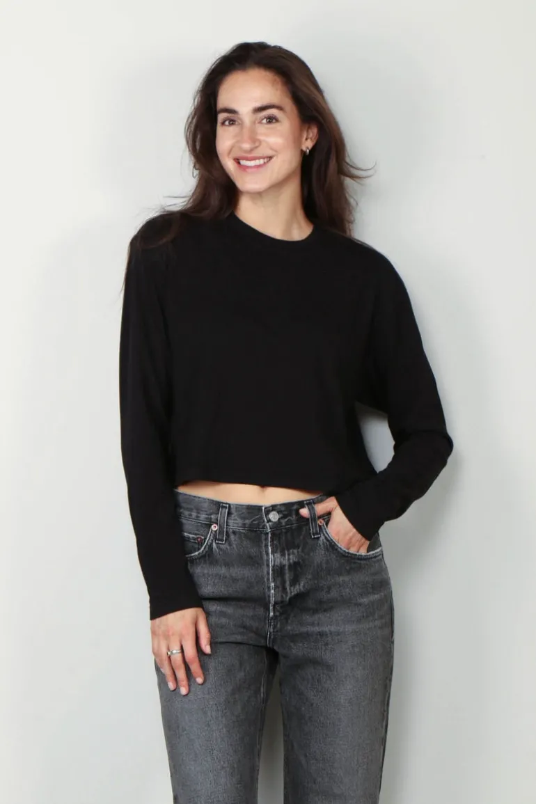 Agolde Longsleeve - Mason - Black
