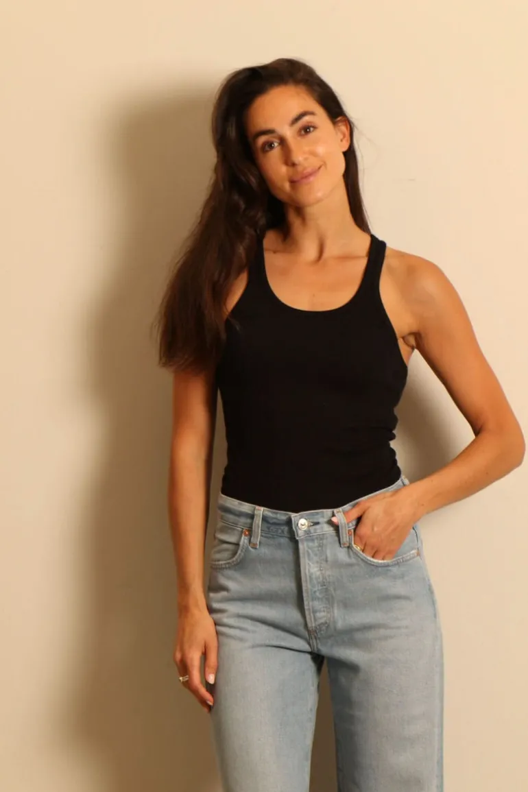 Agolde Top - Zane tank - Black