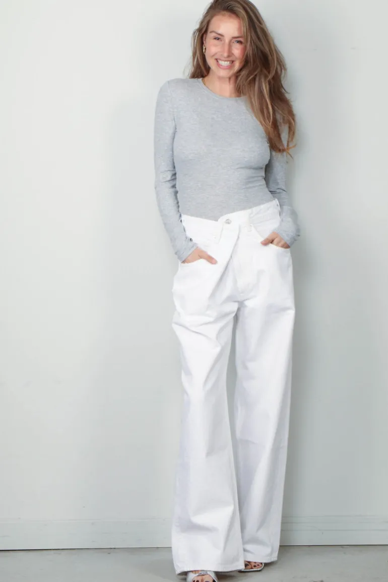 Agolde Jeans - Vana Fold - Milkshake