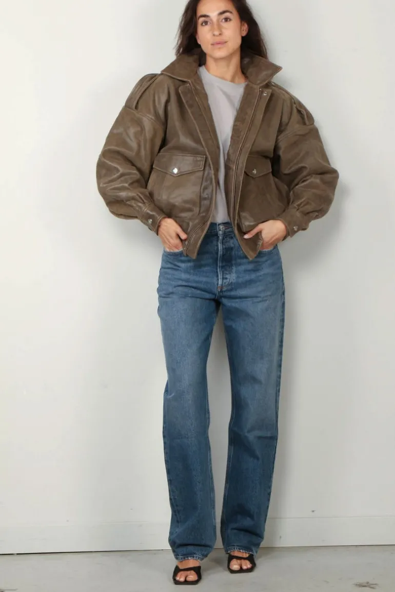 Agolde T-shirt - Adine - Flake