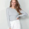 Anine Bing Long Sleeve - Jo - Grey Melange