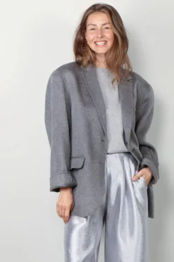 Anine Bing Blazer - Quinn - Grey Melange