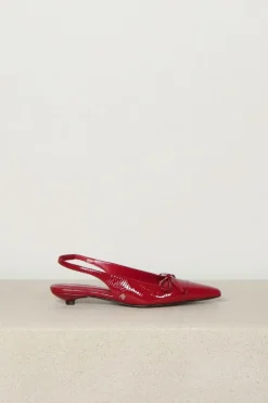 Anine Bing Slingback Heels - Zoey - Red