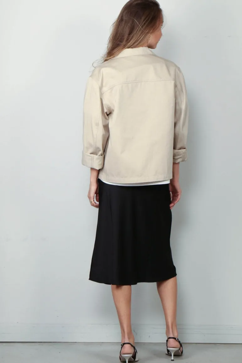 Anine Bing Sawyer Shirt Jacket - Taupe