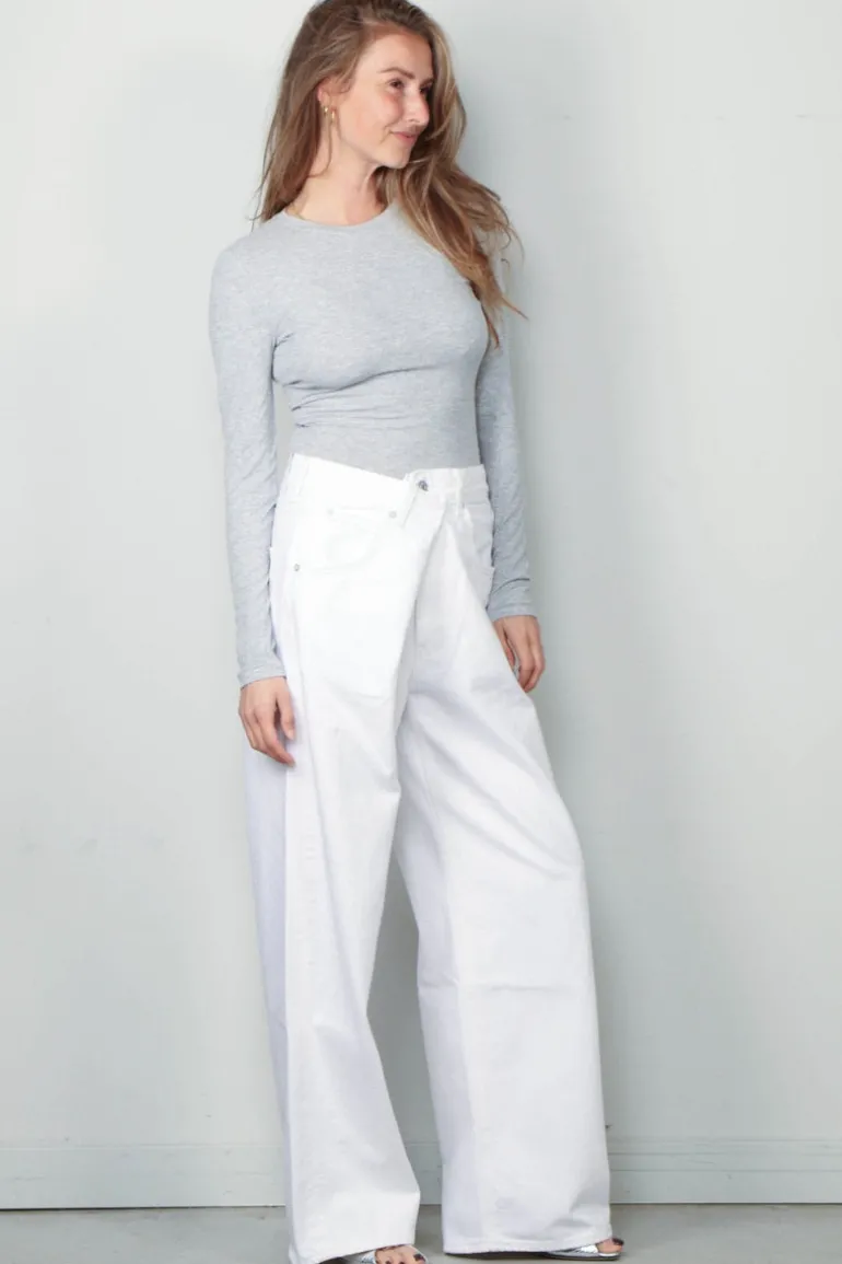 Anine Bing Long Sleeve - Jo - Grey Melange