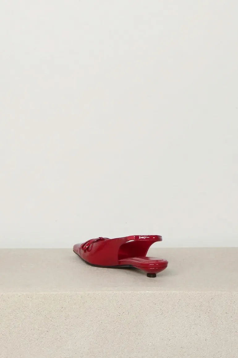 Anine Bing Slingback Heels - Zoey - Red