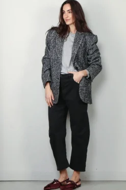 Anine Bing blazer - Quinn - salt & pepper