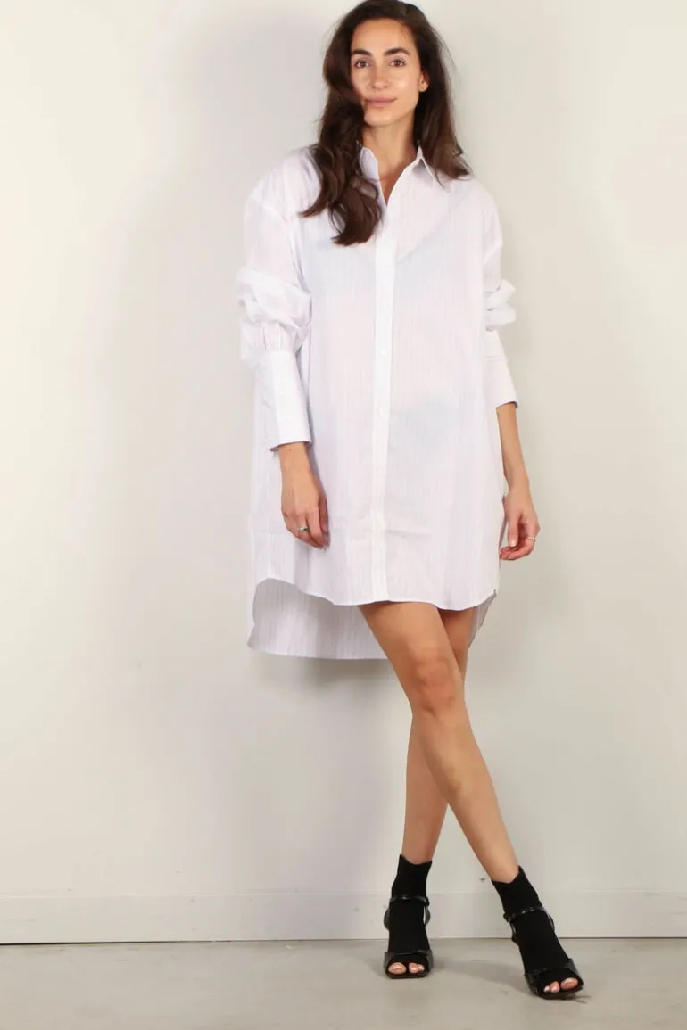 Anine Bing Jurk - Lake - White and black stripe