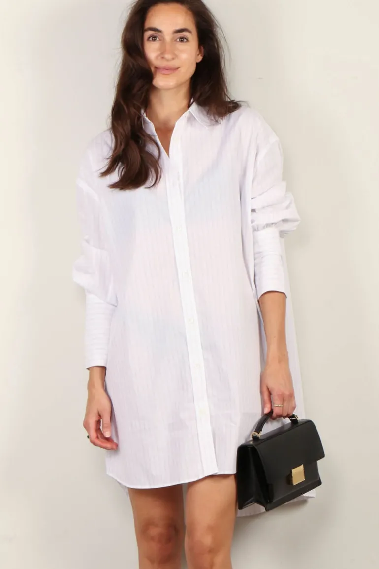 Anine Bing Jurk - Lake - White and black stripe