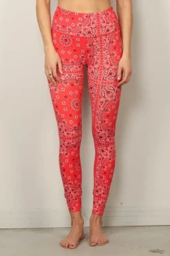Arizona Love Legging - Yoga - Bandana - Red