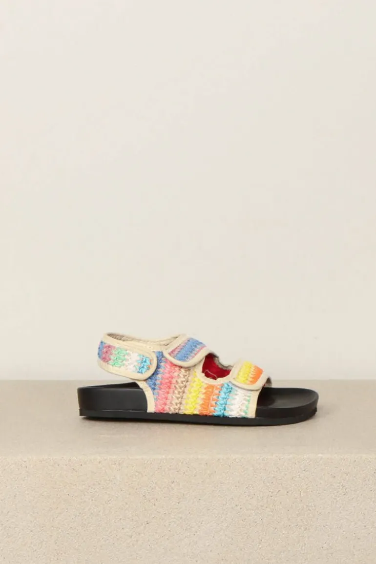 Arizona Love Sandalen - Apache - Raffia Multicolor