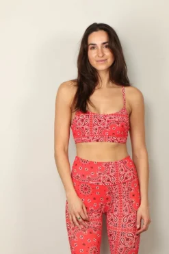 Arizona Love Top - Yoga - Bandana - Red