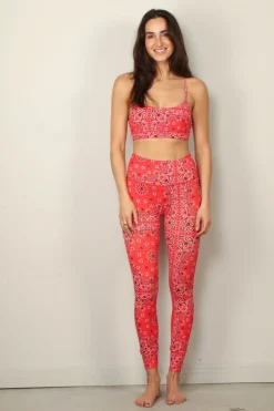Arizona Love Legging - Yoga - Bandana - Red
