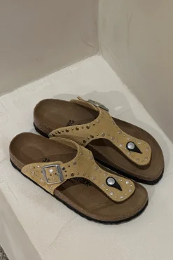 Birkenstock Sandalen - Gizeh Rivet - Ochre