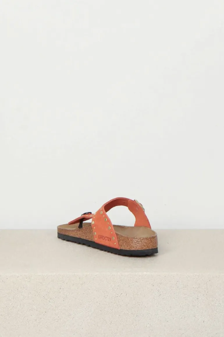 Birkenstock Sandalen - Gizeh Rivet - Dark Rust