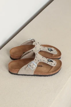Birkenstock Sandalen - Gizeh Rivet - Taupe