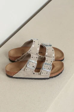 Birkenstock Sandalen - Arizona Rivet - Taupe
