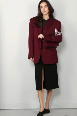 Blaze x BYLOTTE Blazer - Special Blaze By Lotte R - Burgundy