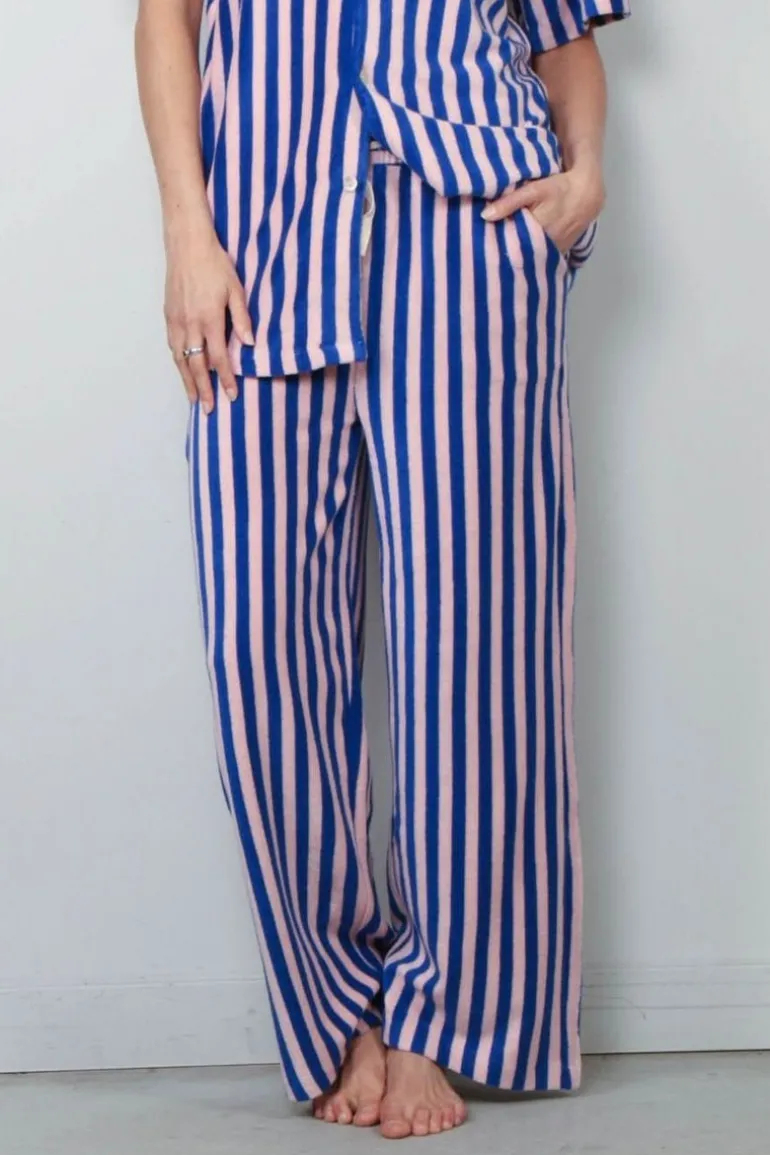 Bongusta Broek - Naram Pants - Dazzling Blue & Rose