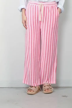 Bongusta Broek - Naram Pants - Baby Pink & Ski Patrol