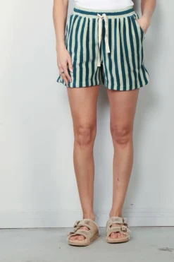 Bongusta Short - Naram Gym Shorts - Sea Foam & Deep Teal