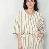 Bongusta T-shirt - Naram Oversized Shirt - Crème & Ink