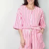 Bongusta T-shirt - Naram Oversized Shirt - Baby Pink & Ski Patrol