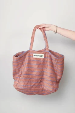 Bongusta Tas - Naram Weekend Bag - Camel & Ultramarine