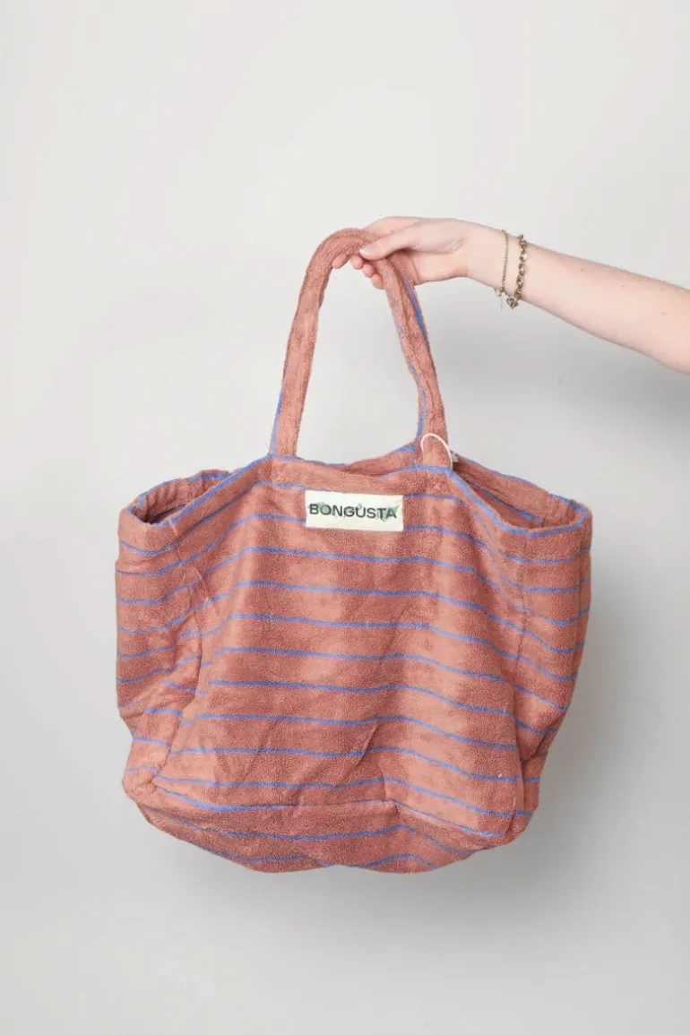 Bongusta Tas - Naram Weekend Bag - Camel & Ultramarine