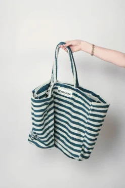 Bongusta Tas - Naram Weekend Bag - Sea Foam & Deep Teal