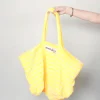 Bongusta Tas - Naram Weekend Bag - Pristine & Neon Yellow