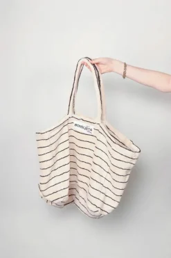 Bongusta Tas - Naram Weekend Bag - Crème & Ink