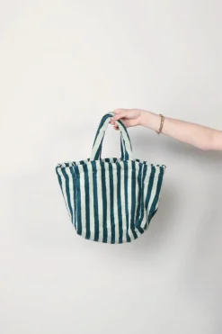 Bongusta Tas - Naram Handbag Small - Sea Foam & Deepl Teal